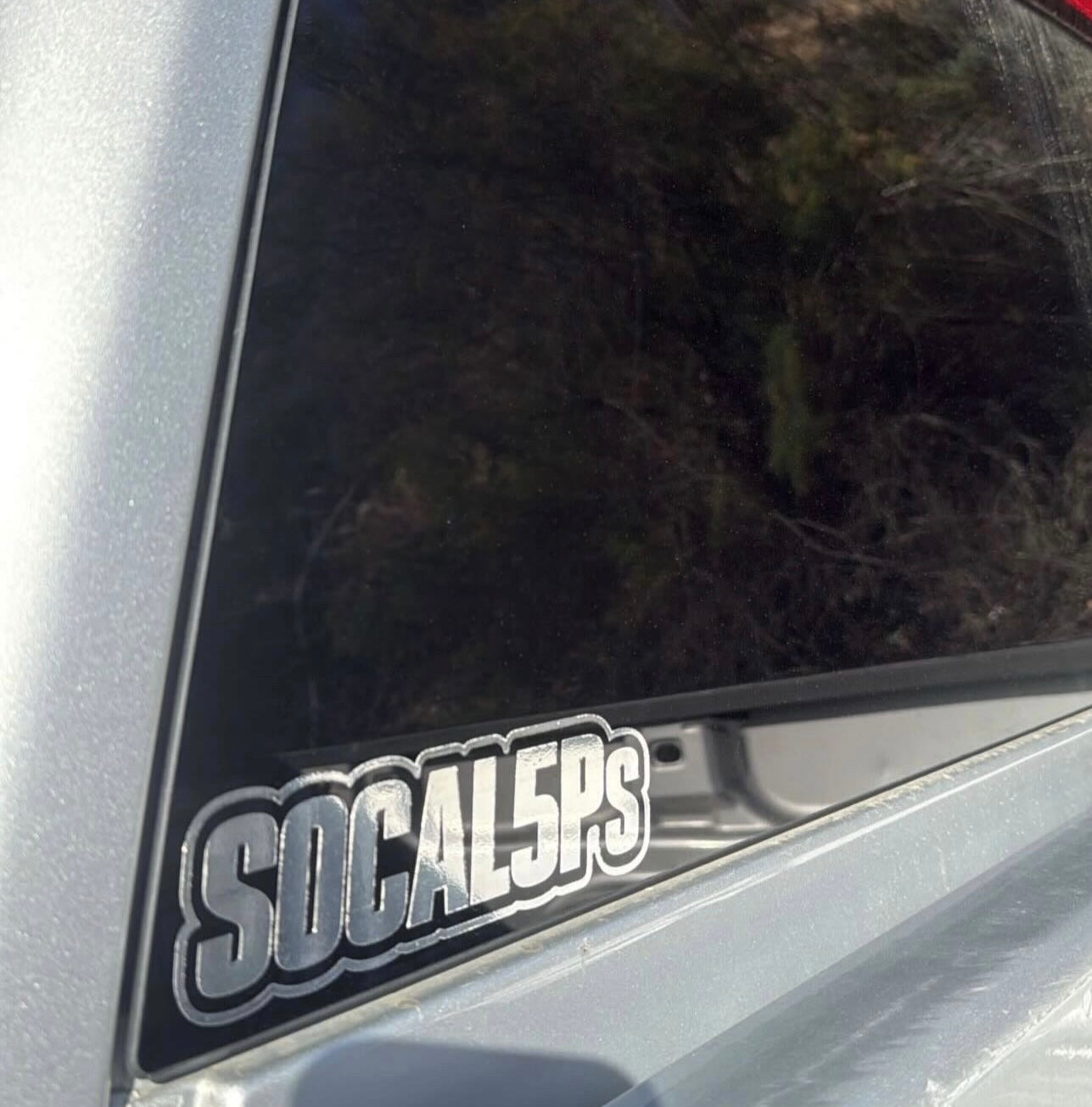 SOCAL5Ps Decal